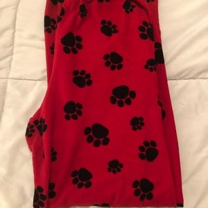 Paw Print Pajama Pants